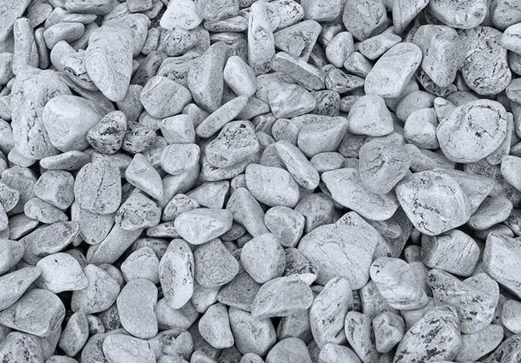 Pebbles Silver 6-10cm