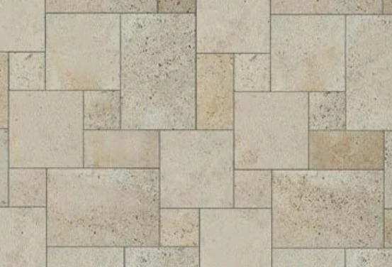 Travertine Gea Bush Hammered French Pattern