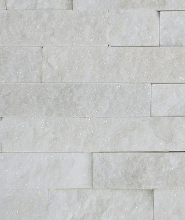 Q016 Quartzite White rohový díl - Lepený (0,495 m2)