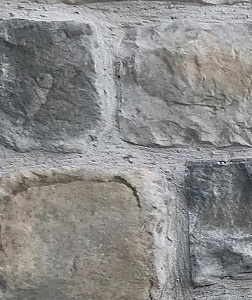 Hradní zeď 027 BAZALT - rohový prvek