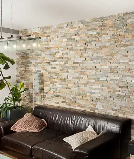 Q001 Quartzite Mix rohový díl - Lepený (0,495 m2)