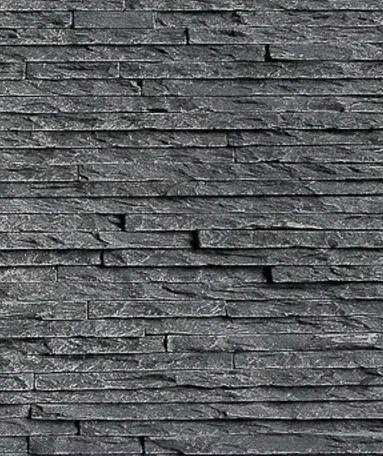 N3003 Black Slate - tenký pásek plošný díl - Lepený (0,540 m2)