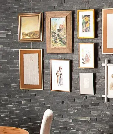 N3003 Black Slate rohový díl - Lepený (0,495 m2) Interiér